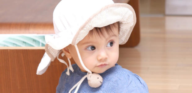 赤ちゃんの帽子